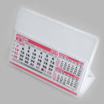 Calendário de Mesa PVC Pequeno mod. CM02